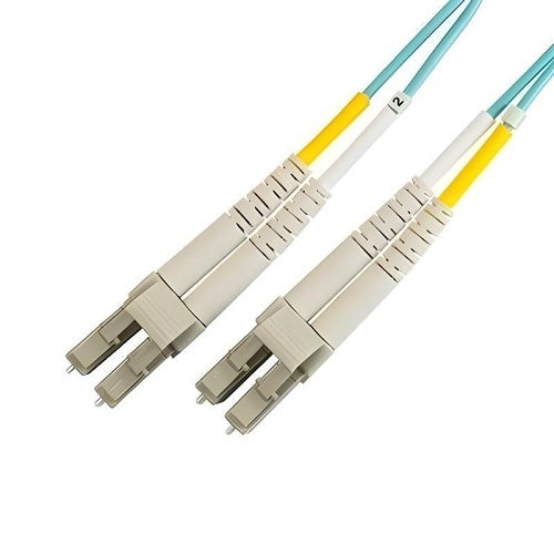 Lynn Electronics D-L2S2-3R2-015M Fiber Optic Patch Cable, Duplex, OM3, LC to SC, 15m