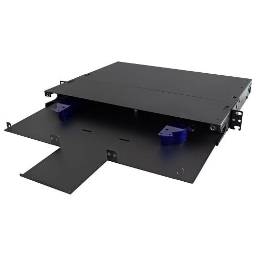 Lynn Electronics FRMP-1U-V2 1U Rack Mount Fiber Patch Panel Enclosure (Unloaded)
