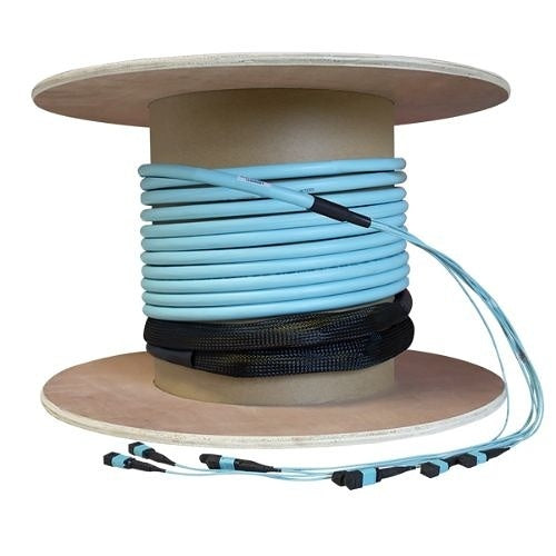 Lynn Electronics T6-L1SAP2-L1SA2-4PTU-R250F Fiber Trunk Cable, 6-Fiber, 250'