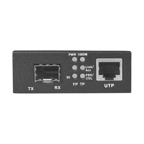Lynn Electronics TL-MC-1S1R Basic 1G Media Converter for Adapting Fiber to Twisted Pair