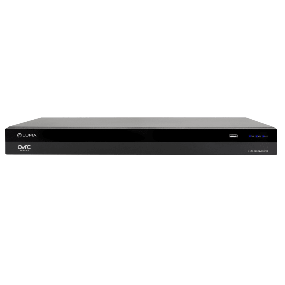 Luma Surveillance™ 120 Series NVR - 8 Channels | 4TB