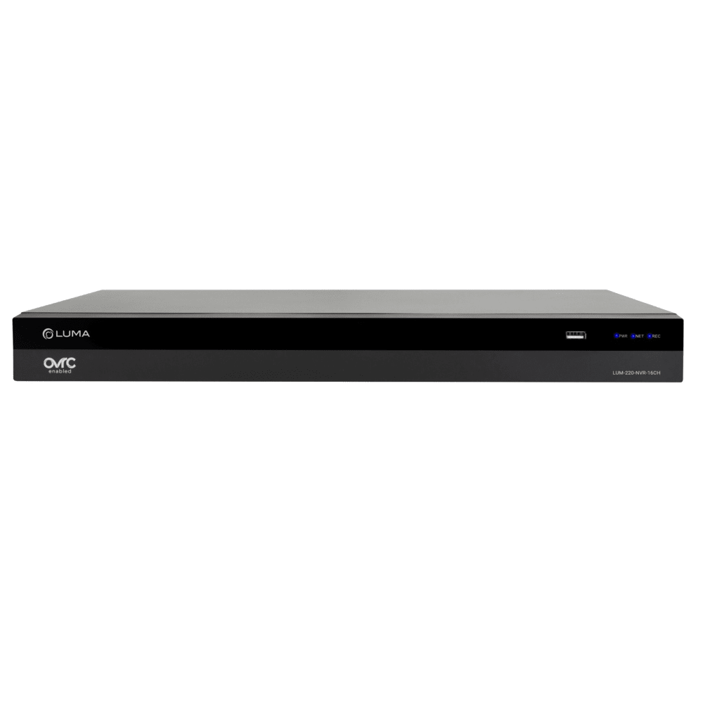Luma Surveillance™ 220 Series NVR - 16 Channels | 8TB