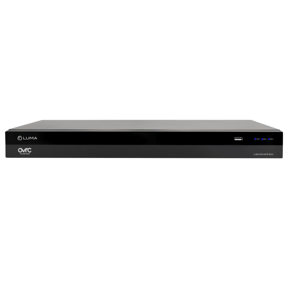 Luma Surveillance™ 220 Series NVR - 8 Channels | 6TB