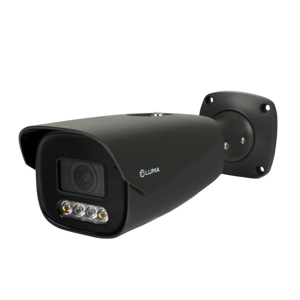 Luma Surveillance™ 8MP X20 IP Camera Hybrid Bullet Motorized Lens (Black)
