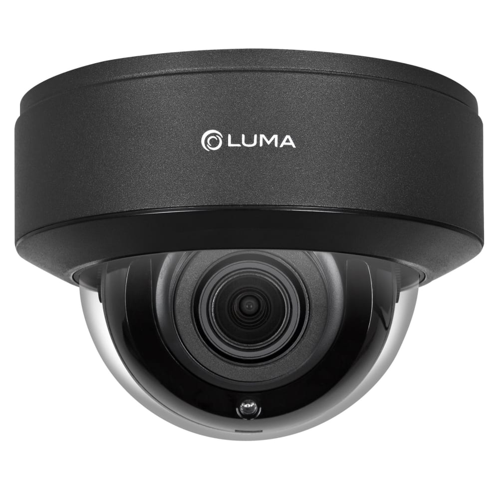 Luma Surveillance™ 820 Series 8MP Dome IP Outdoor Motorized Camera (Black)