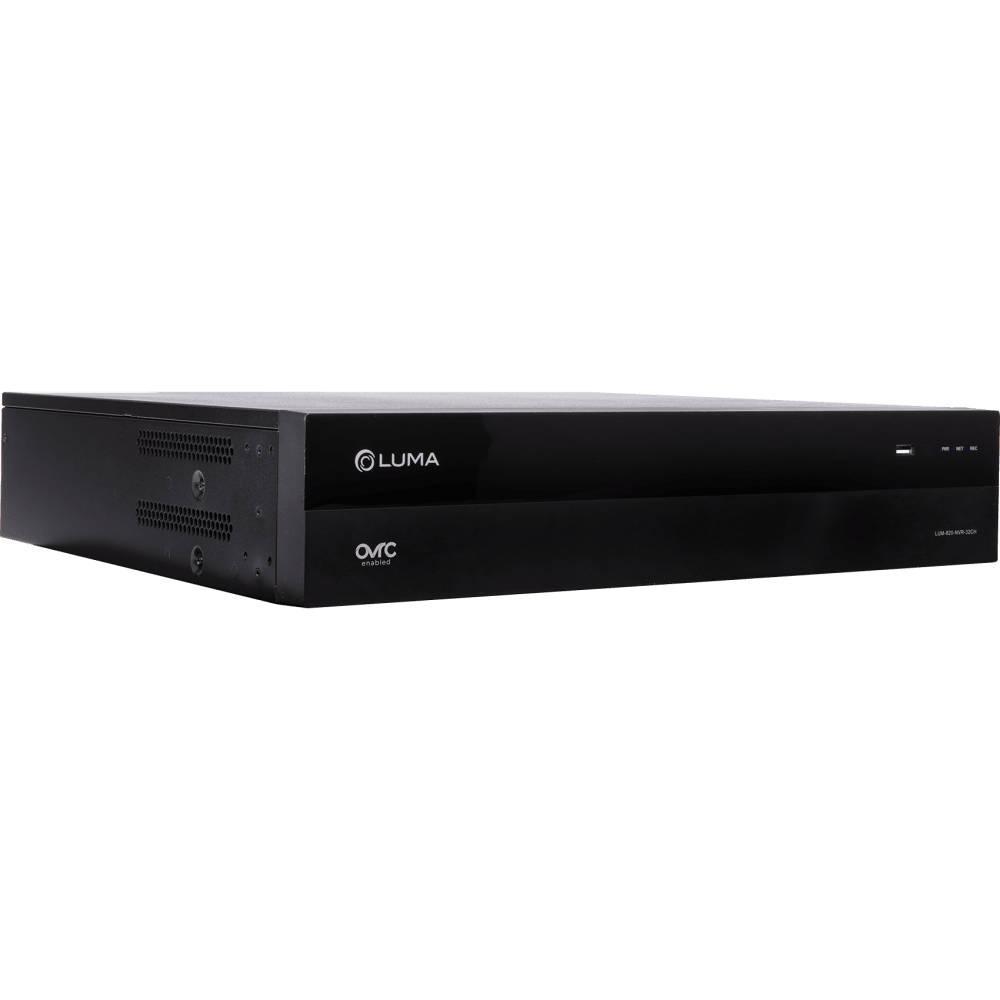 Luma Surveillance™ 820 Series NVR - 32 Channels | 24TB