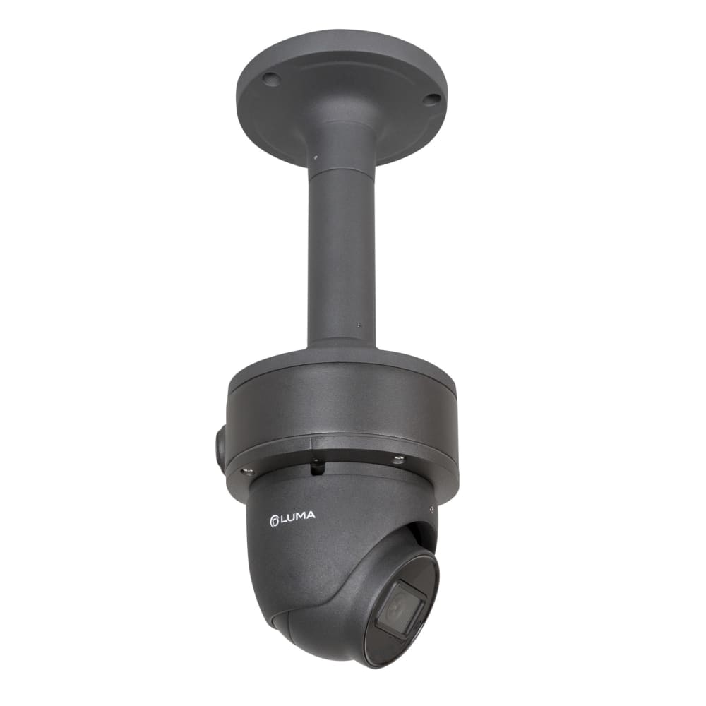 Luma X20 7in Ceiling Extension Mount For Fixed Dome/Turret Extension Junction Box (Black)