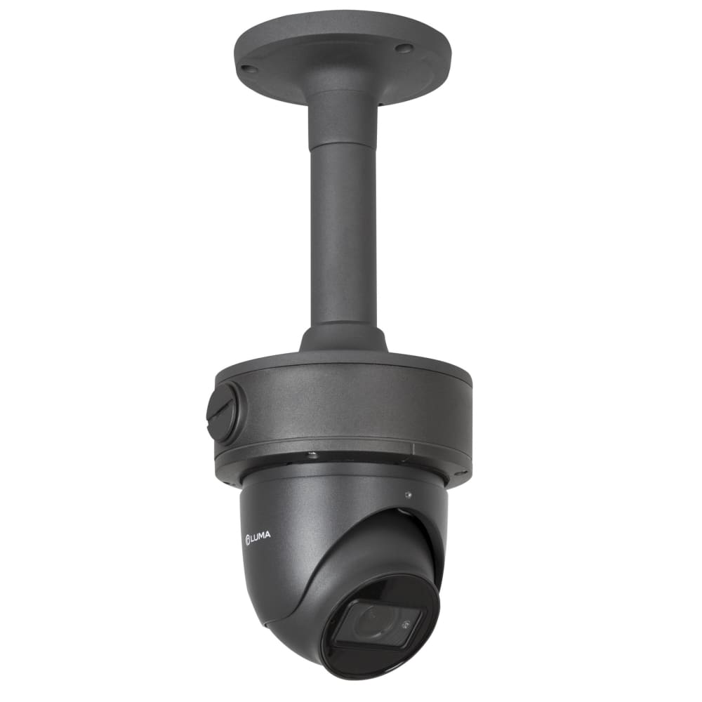 Luma X20 7in Ceiling Extension Mount For Varifocal Dome/Turret Extension Junction Box (Black)