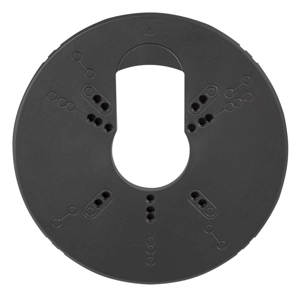 Luma Surveillance™ X20 Gang Plate for Electric Gang Box (Single Pack | Black)