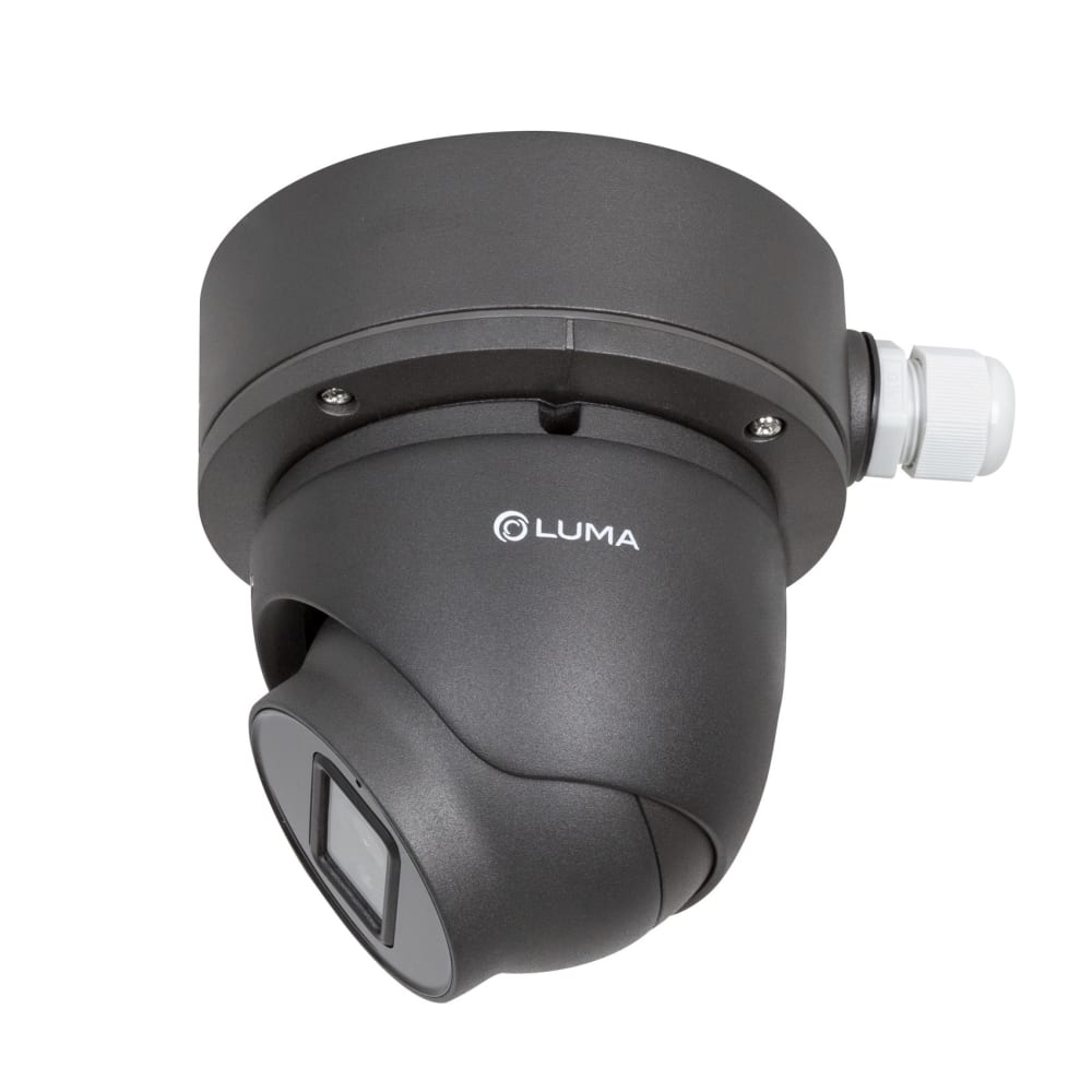 Luma X20 Fixed Bullet & Turret Extension Junction Box (Black)