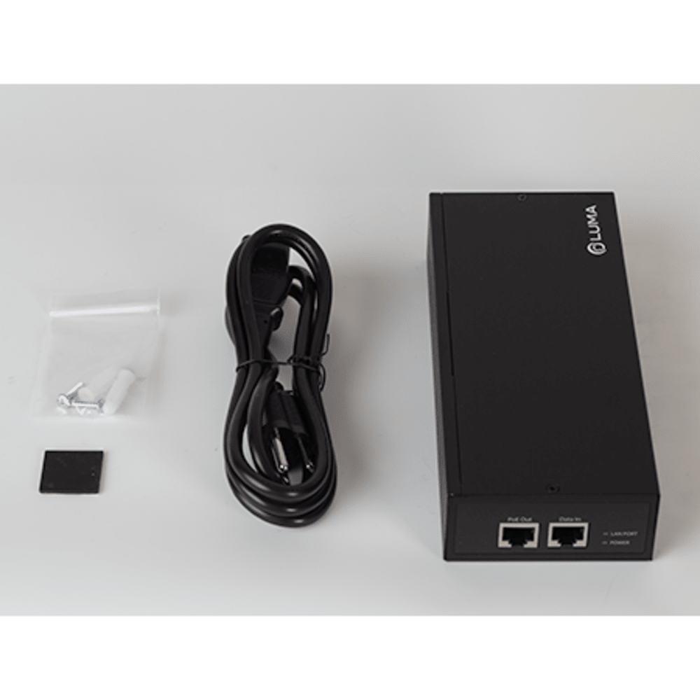 Luma® X20 60W Gigabit PoE Injector