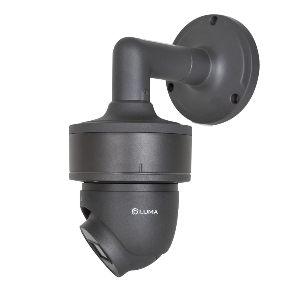 Luma X20 Wall Mount Bracket For Fixed Dome/Turret Extension Junction Box (Black)