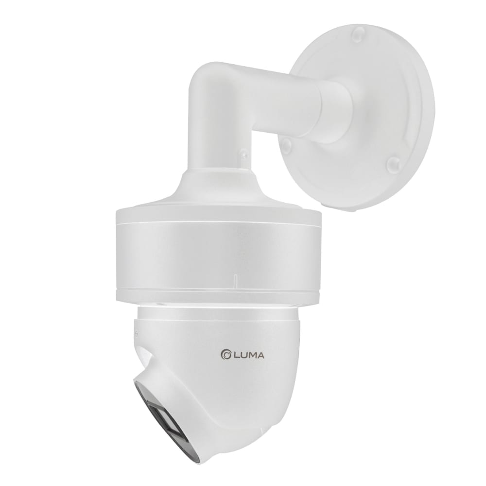 Luma X20 Wall Mount Bracket For Fixed Dome/Turret Extension Junction Box (White)