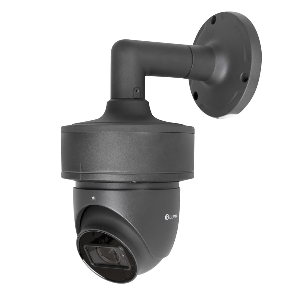 Luma X20 Wall Mount Bracket For Varifocal Dome/Turret Extension Junction Box (Black)