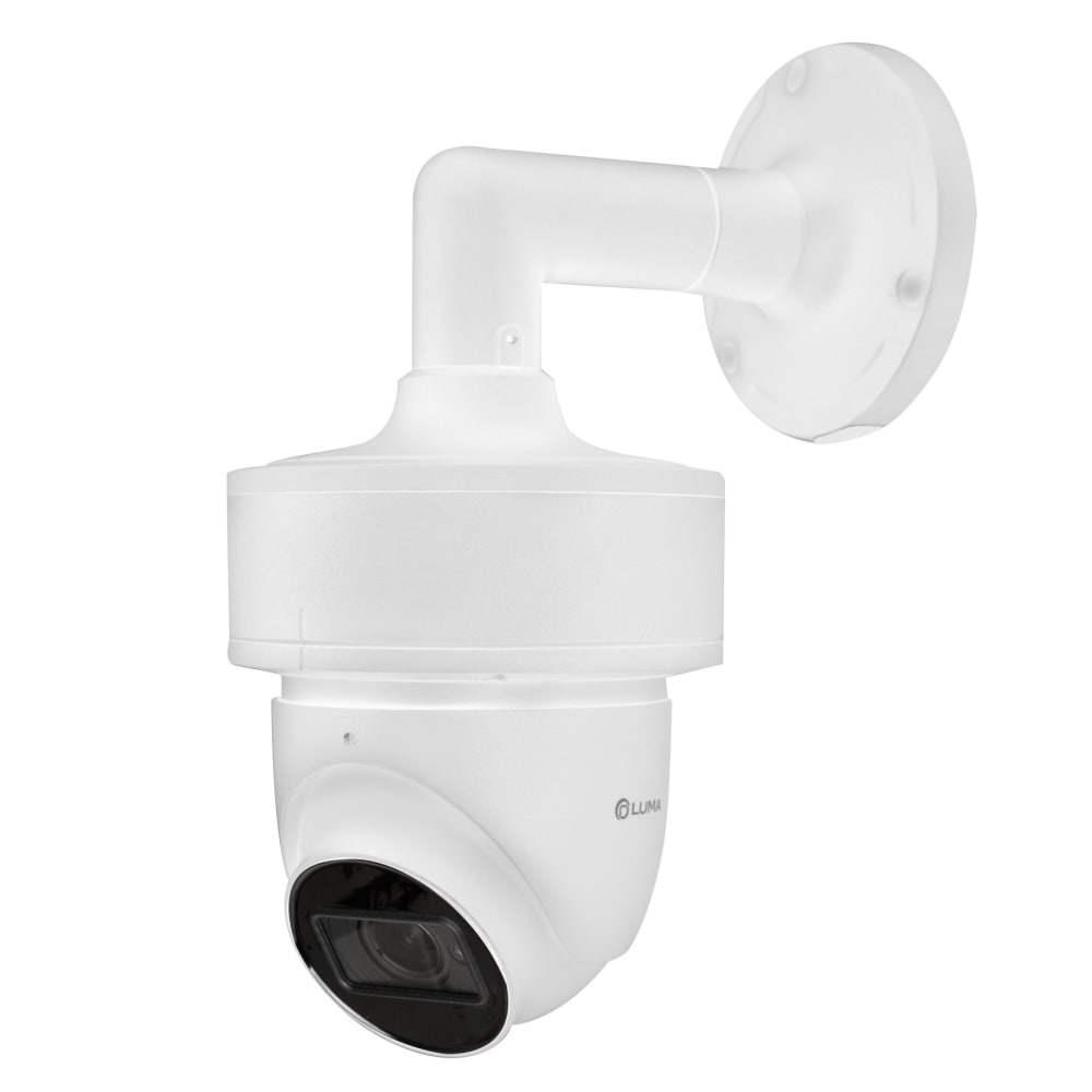 Luma X20 Wall Mount Bracket For Varifocal Dome/Turret Extension Junction Box (White)