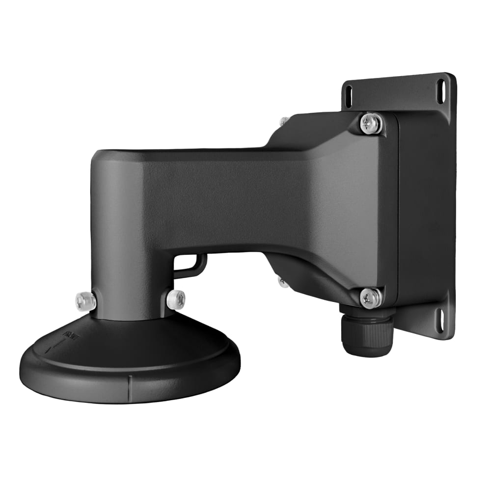 Luma X20 Wall Mount Bracket W Junction Box for Fixed Dome Black