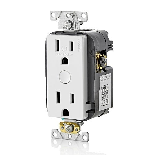 Leviton D215R-1BW Decora Smart Wi-Fi Tamper-Resistant Outlet