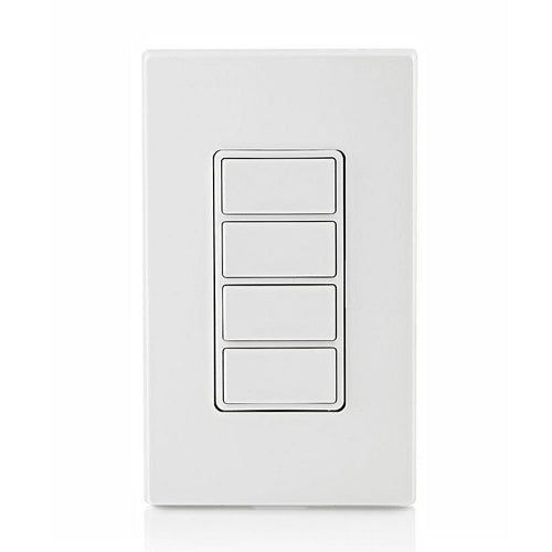 Leviton DW4BC-1BW DECORA Smart Wi-Fi 4-Button Central