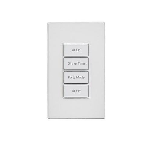 Leviton DW4BC-1BW DECORA Smart Wi-Fi 4-Button Central