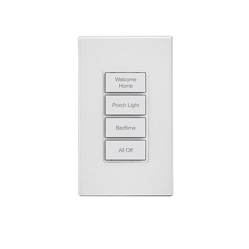 Leviton DW4BC-1BW DECORA Smart Wi-Fi 4-Button Central
