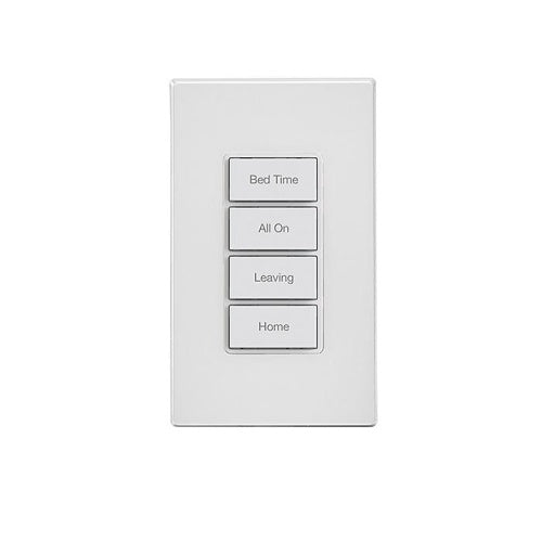 Leviton DW4BC-1BW DECORA Smart Wi-Fi 4-Button Central