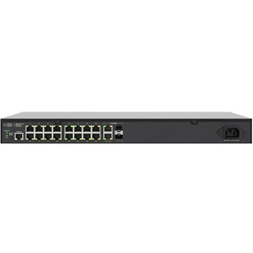 Luxul SW-505-16P-R 16 PoE+ 2 Combo RJ45/SFP Ports, 1 Gb L2/L3 Managed Switch, US Power Cord