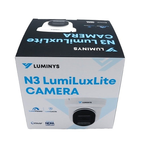 Luminys K54-4L1A2 LumiLuxLite IP Kit, Includes 4-Channel 5MP NVR with 2TB HDD and (4) 5MP LumiLuxLite Turret Camera