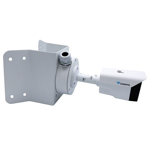 Luminys N3B-8LA2 N3 Series LumiLuxSmart 8MP Bullet IP Camera, 2.8mm Lens, IR and White-Light LEDs, Black