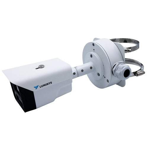 Luminys N3B-8LAV LumiLuxSmart N3 Starter Series 8MP Outdoor Bullet IP Camera, 2.7-13.5mm Motorized Lens, Dual-Illumination, White
