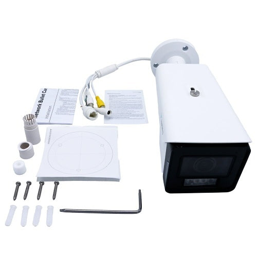 Luminys N3B-8LAV LumiLuxSmart N3 Starter Series 8MP Outdoor Bullet IP Camera, 2.7-13.5mm Motorized Lens, Dual-Illumination, White