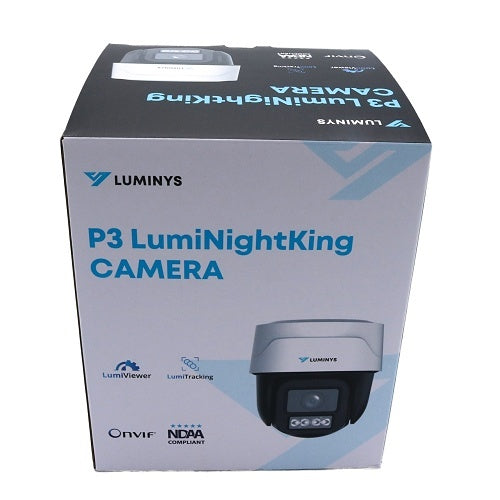 Luminys P32-4NA16D Series 4MP LumiNightKing IP PT Camera with White Light Illuminators