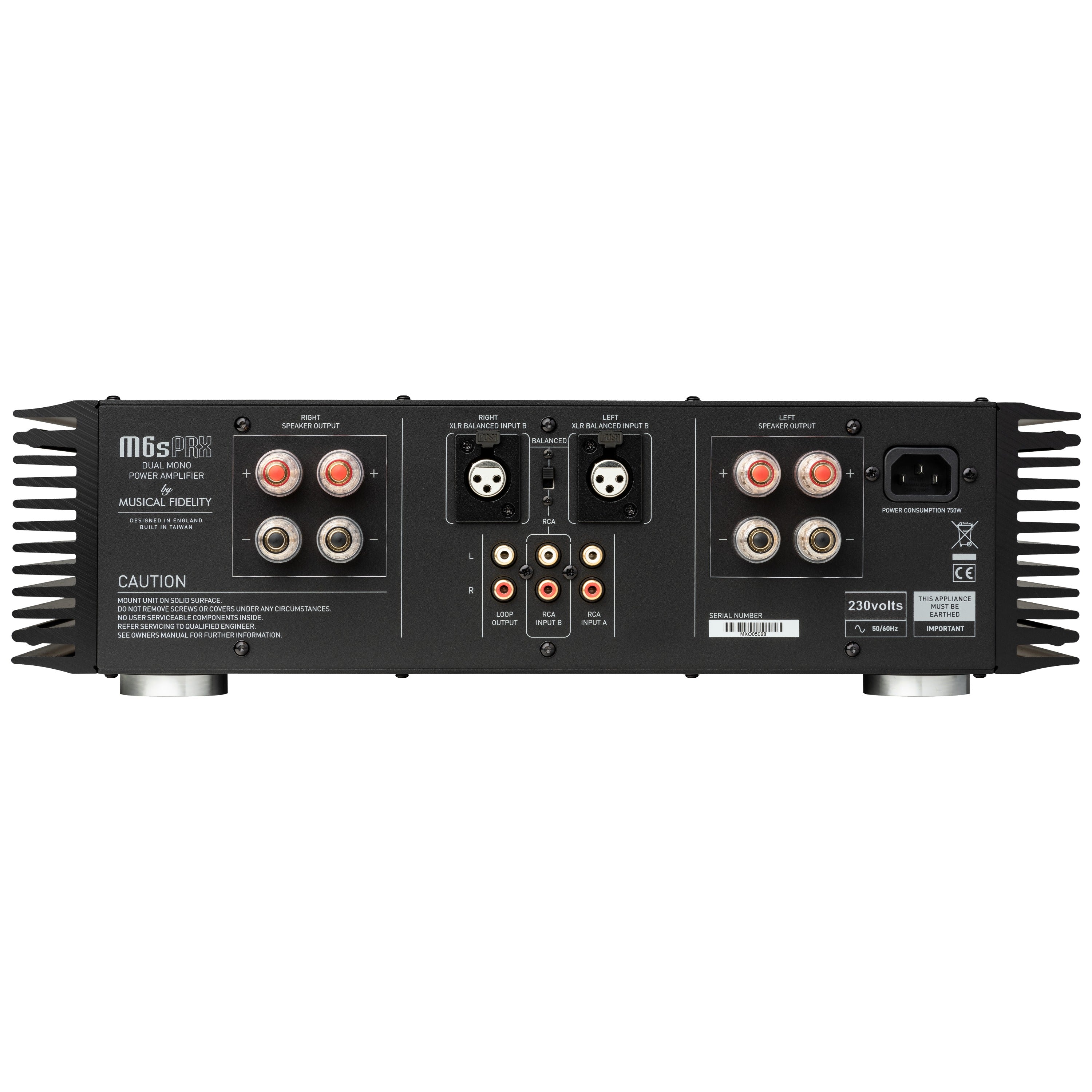 Musical Fidelity M6SPRX Stereo Power Amplifier