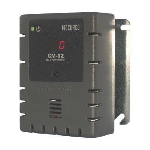 Macurco CM-12 12 Series Carbon Monoxide CO Fixed Gas Detector, 100-240VAC, Grey