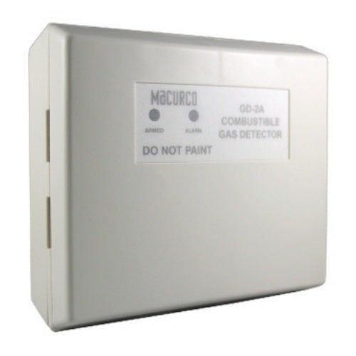 Macurco GD-2A Security Series Combustible/Heating Gas Detector, Natural Gas (NG) or Propane (LP), 12-24V AC/VDC