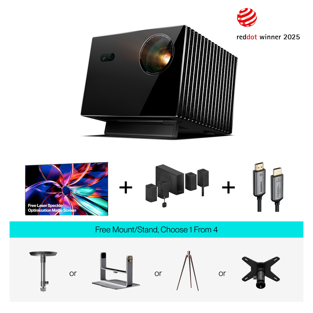 Valerion - 4K Triple Laser - 3000 Lumens | Max