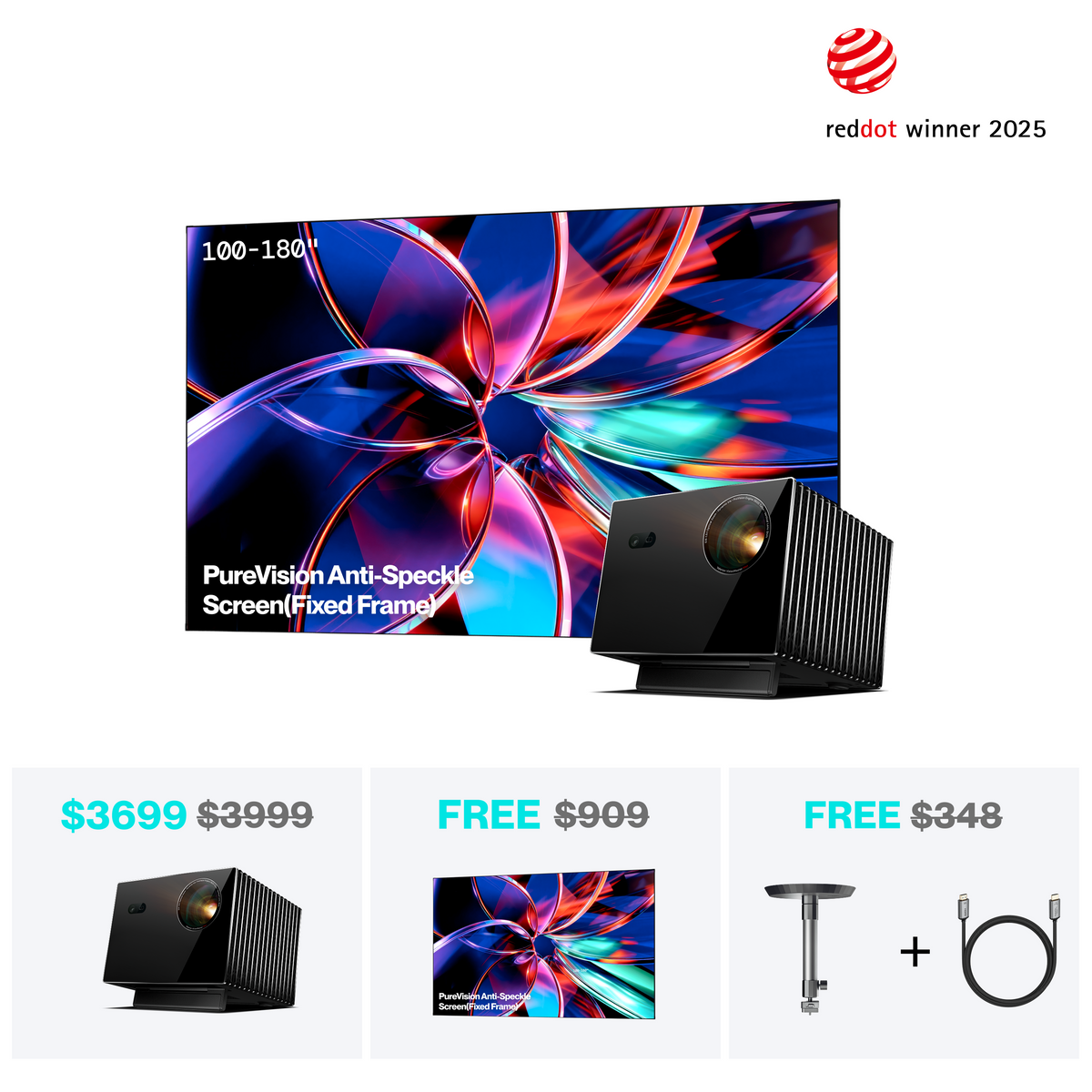 Valerion - 4K Triple Laser - 3000 Lumens | Max