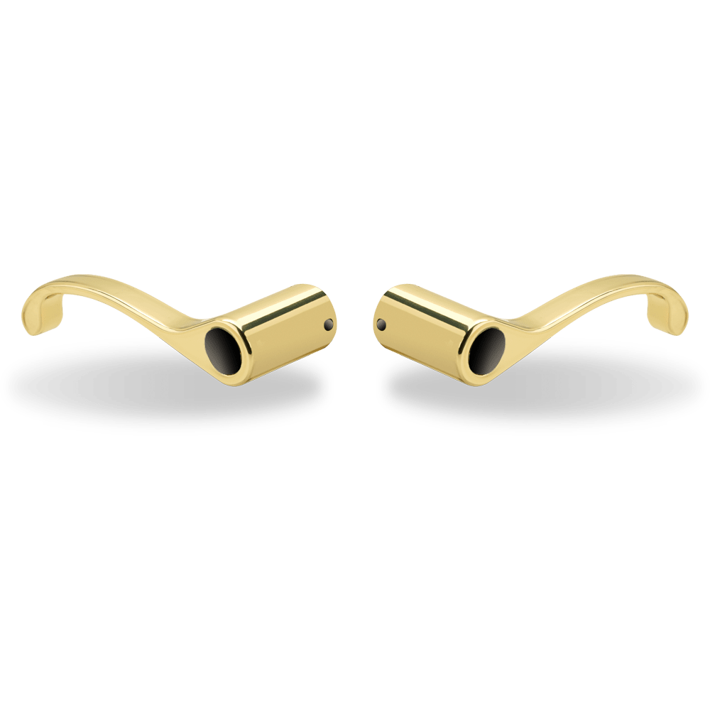 Non-US Yale® McClure Lever Pair US3 (Polished Brass)