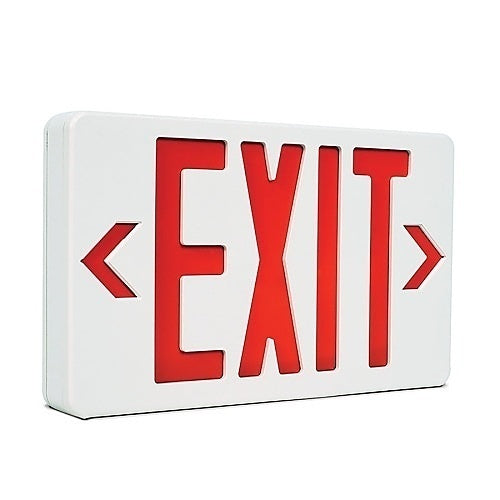 Mircom EL-7007RX-180 Thermo Plastic Exit Sign, 180min Battery Backup, Red