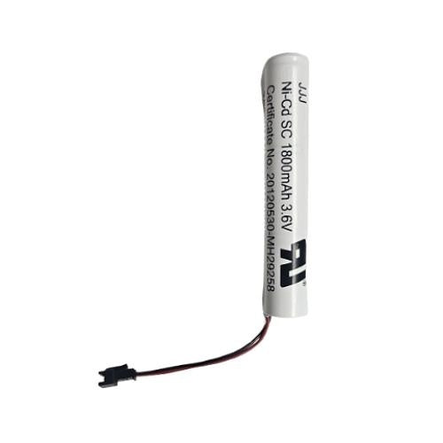 Mircom EL-B36V1800A NI-CD Battery, 3.6V