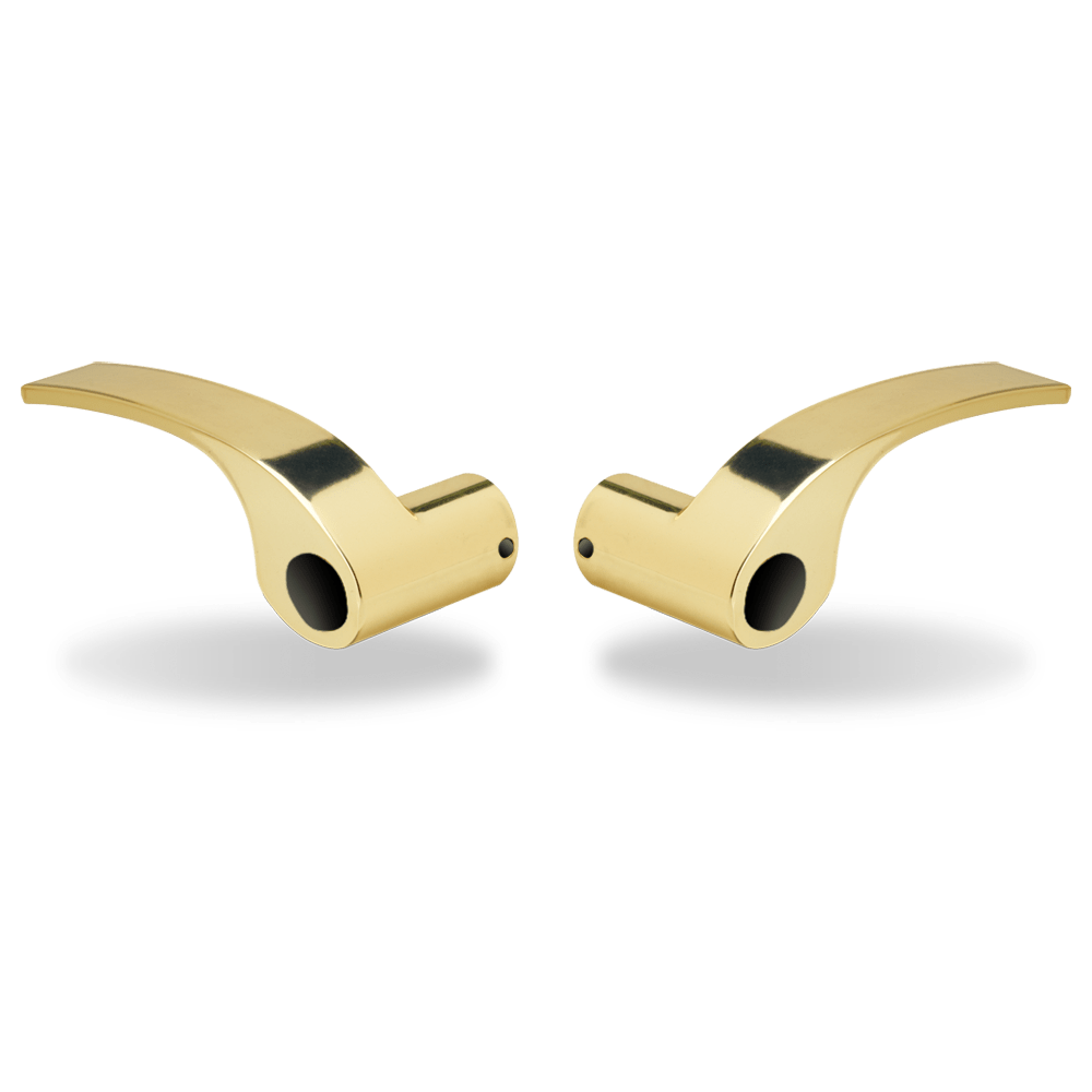 Non-US Yale® Milan Lever Pair US3 (Polished Brass)