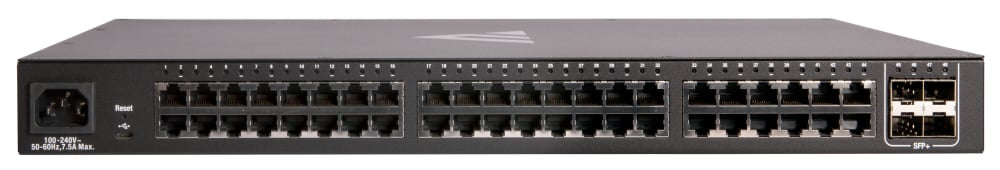 Pakedge® MS Series Layer 3 Managed Switch with OvrC | 44 1G, 24 PoE+, 370W, 4 10G SFP+