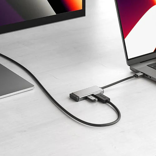 Alogic Hub 3-in-1 USB-C to USB-A 3.2 & USB-C 100W Pass Through Charging Magforce