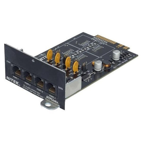 Nitek CXM22 CRSOVR Power Insertion Module with RS422 Crossover Insertion Module, with Video Transceiver and RS422 Distribution