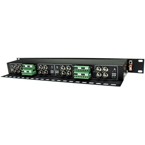 Nitek PVR164 16-Port Video Power and Data Receiver