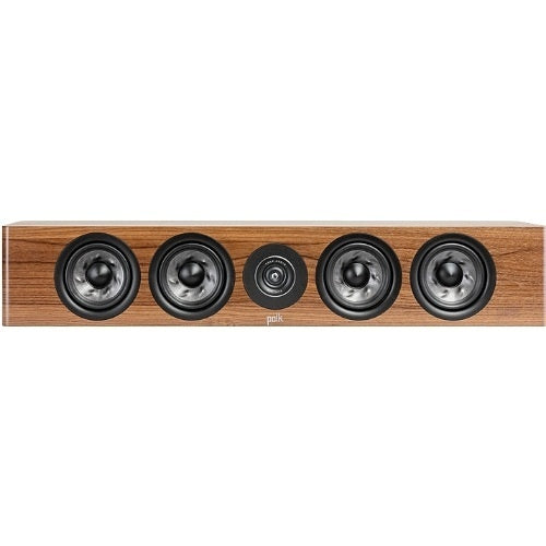 Polk 300031-14-00-005 Reserve Series R350 Slim Center Channel Speaker, Walnut