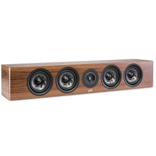 Polk 300031-14-00-005 Reserve Series R350 Slim Center Channel Speaker, Walnut