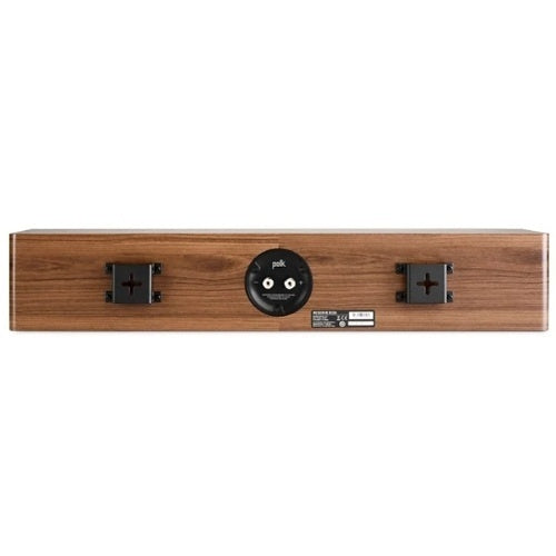 Polk 300031-14-00-005 Reserve Series R350 Slim Center Channel Speaker, Walnut