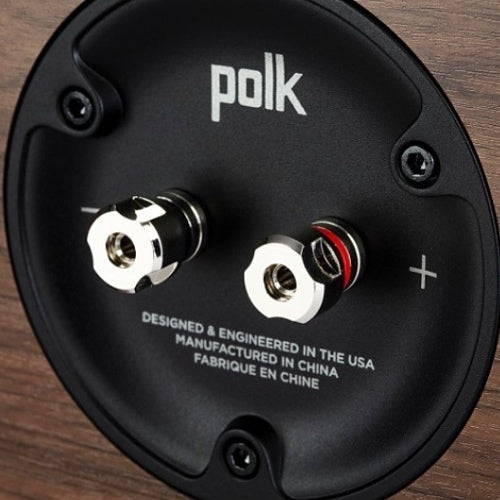 Polk 300031-14-00-005 Reserve Series R350 Slim Center Channel Speaker, Walnut