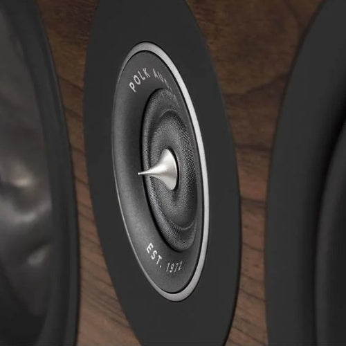 Polk 300032-14-00-005 Reserve Series R400 Compact Center Channel Speaker, Brown
