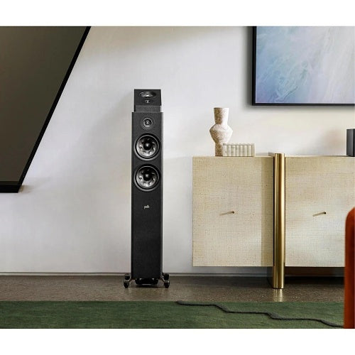 Polk 300034-01-00-005 Reserve Series R600 Tower Speaker, Midnight Black